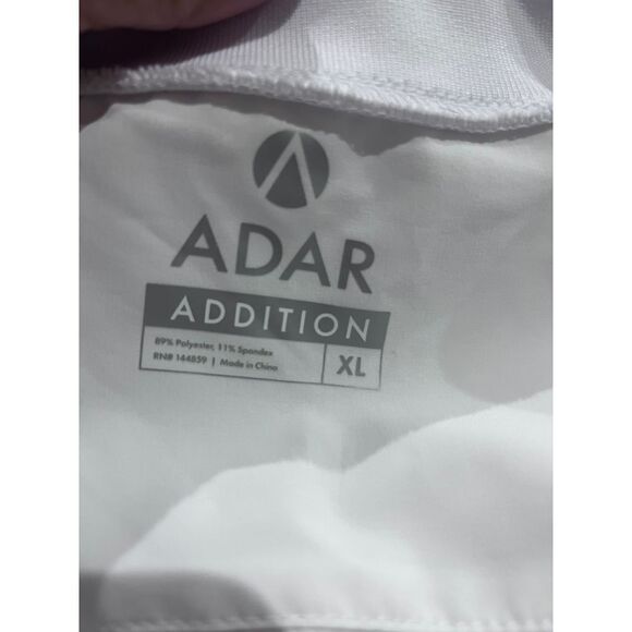 NWT ADR Addition Collection White Contemporary Zip Up White Lab Coat size XL - Picture 6 of 8